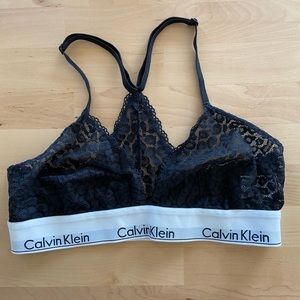 Calvin Klein Black Lace Bralette